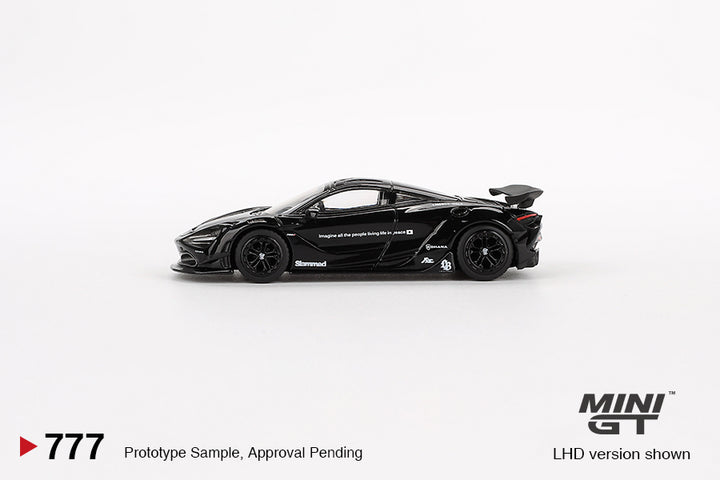 [Preorder] Mini GT 1:64 McLaren 720S LB Works Black MGT00777