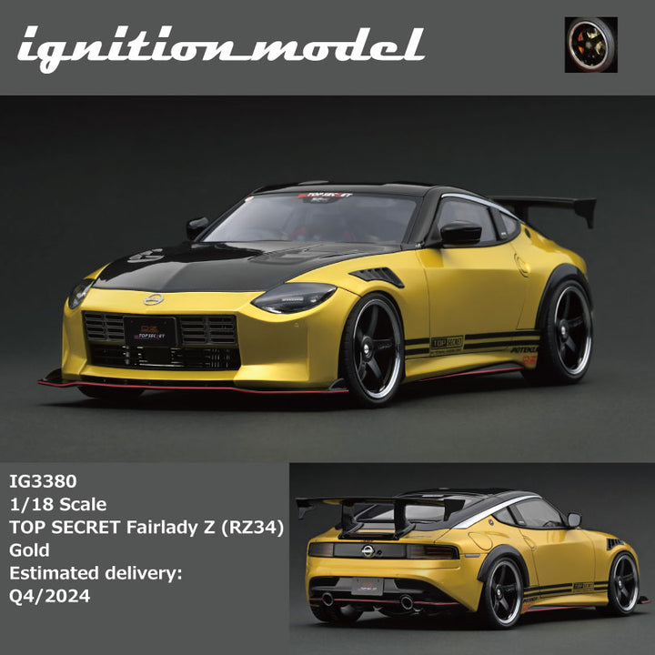 [Preorder] Ignition Model 1:18 TOP SECRET Fairlady Z (RZ34) Gold