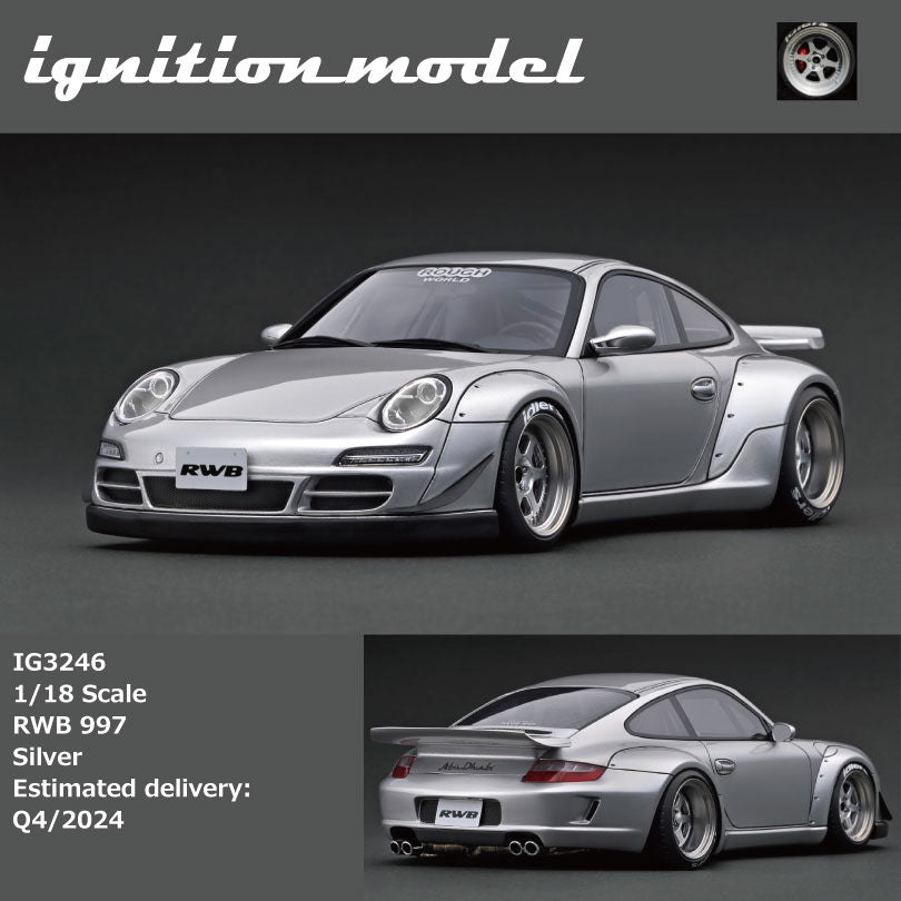 Ignition Model 1:18 RWB 997 Silver – Horizon Diecast