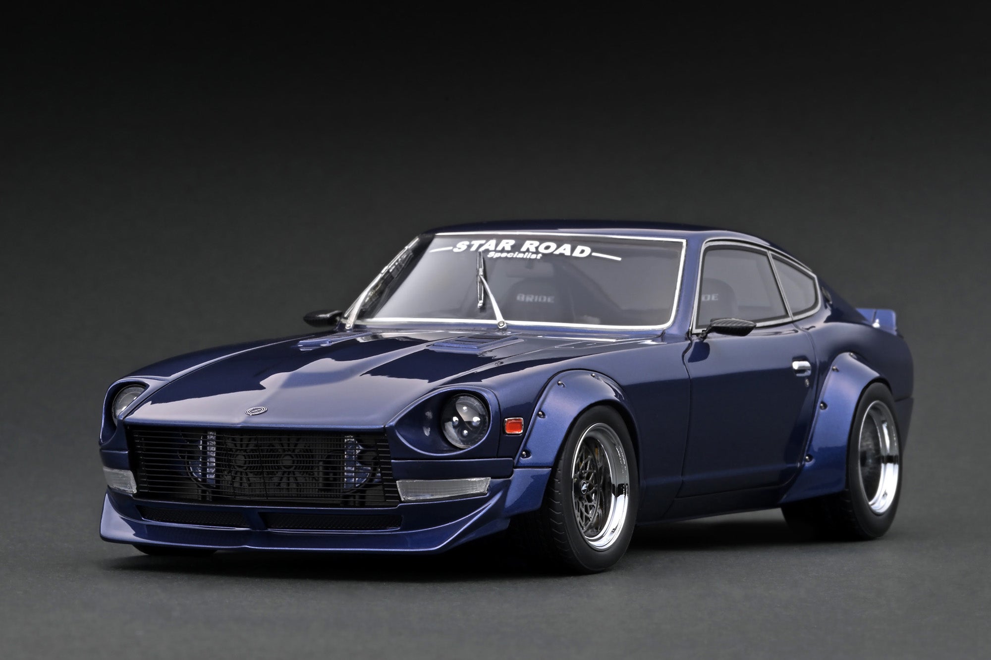 Ignition Model 1:18 Nissan Fairlady Z (S30) STAR ROAD Blue Metallic –  Horizon Diecast