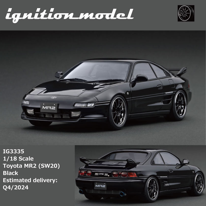 Ignition Model 1:18 Toyota MR2 (SW20) Black IG3335 – Horizon Diecast