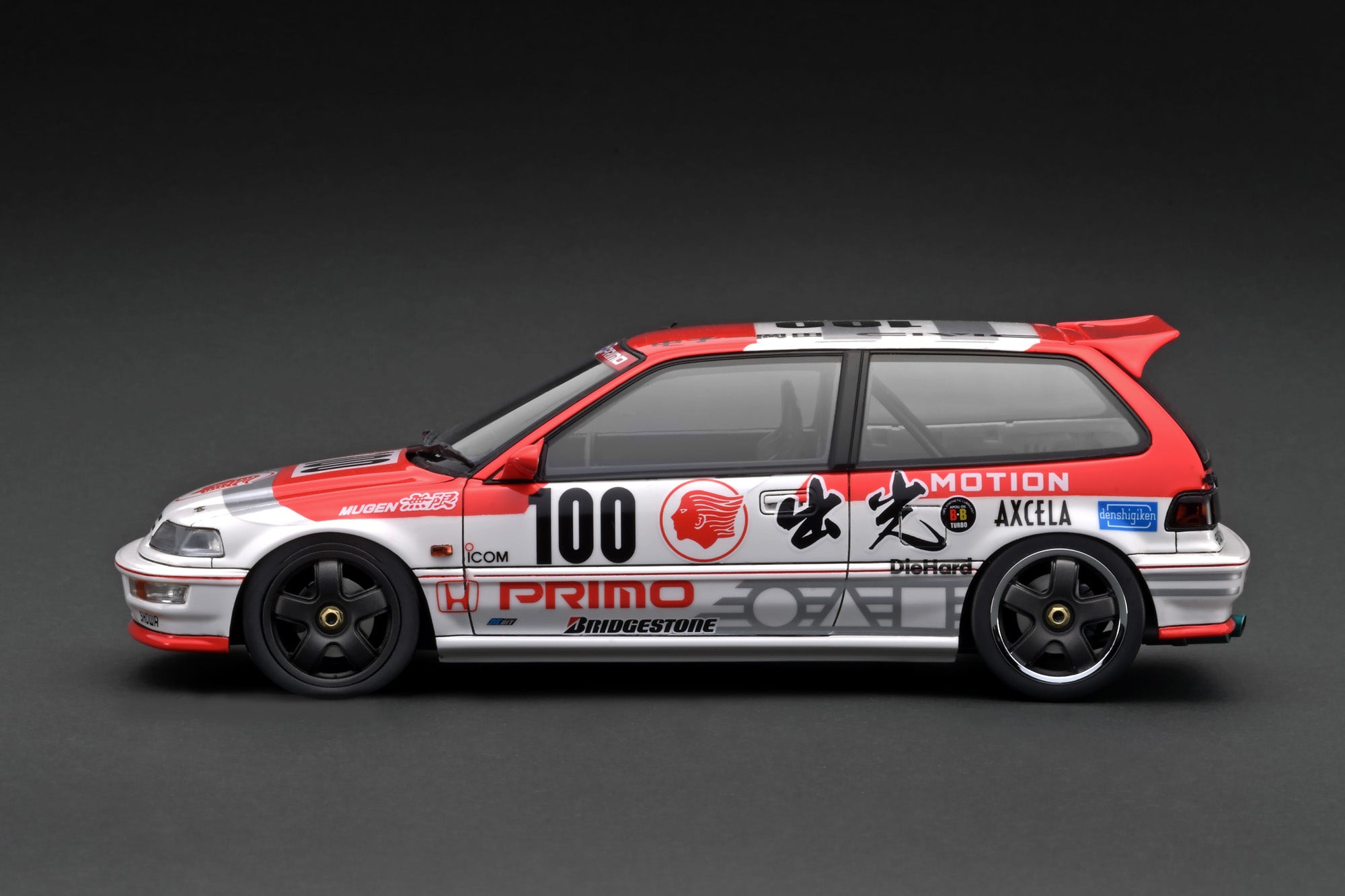 Ignition Model 1:18 Honda CIVIC (EF9) SiR White/Red