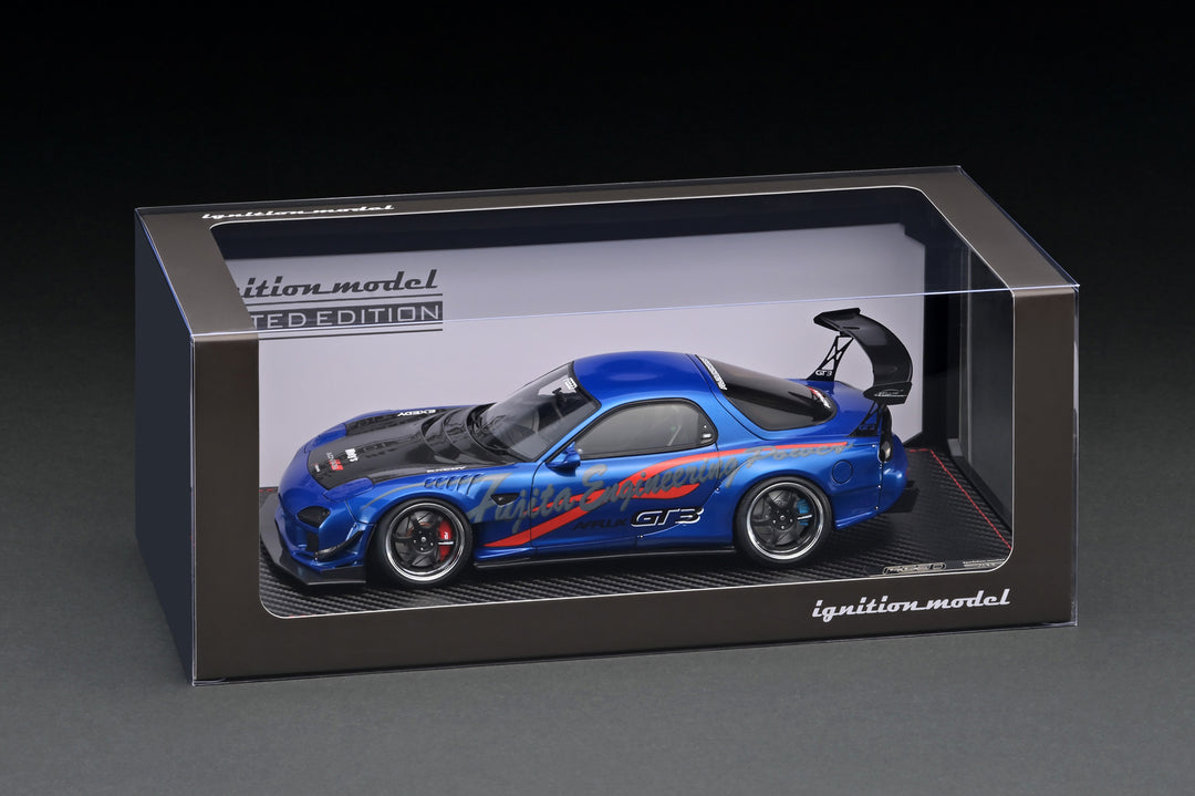 [Preorder] Ignition Model 1:18 FEED Afflux GT3 (FD3S) Blue Metallic With 13B Engine IG2962