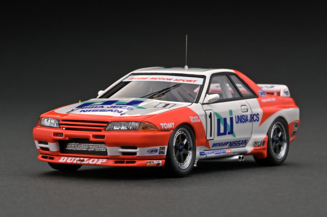 [Preorder] Ignition Model 1:43 UNISIA JECS SKYLINE (#1) 1993 JTC With Mr. Hasemi