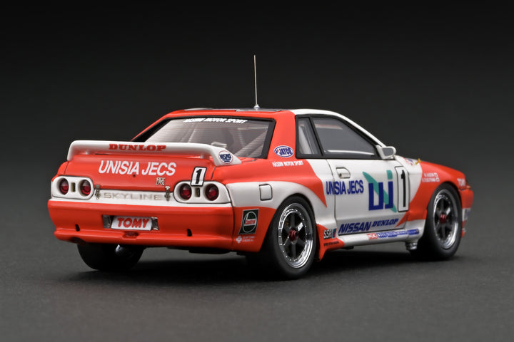 [Preorder] Ignition Model 1:43 UNISIA JECS SKYLINE (#1) 1993 JTC With Mr. Hasemi