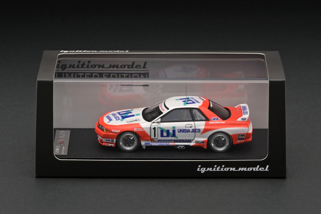 [Preorder] Ignition Model 1:43 UNISIA JECS SKYLINE (#1) 1993 JTC With Mr. Hasemi