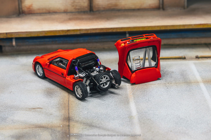 [Preorder] Tarmac Works 1:64 Ford RS200 Red