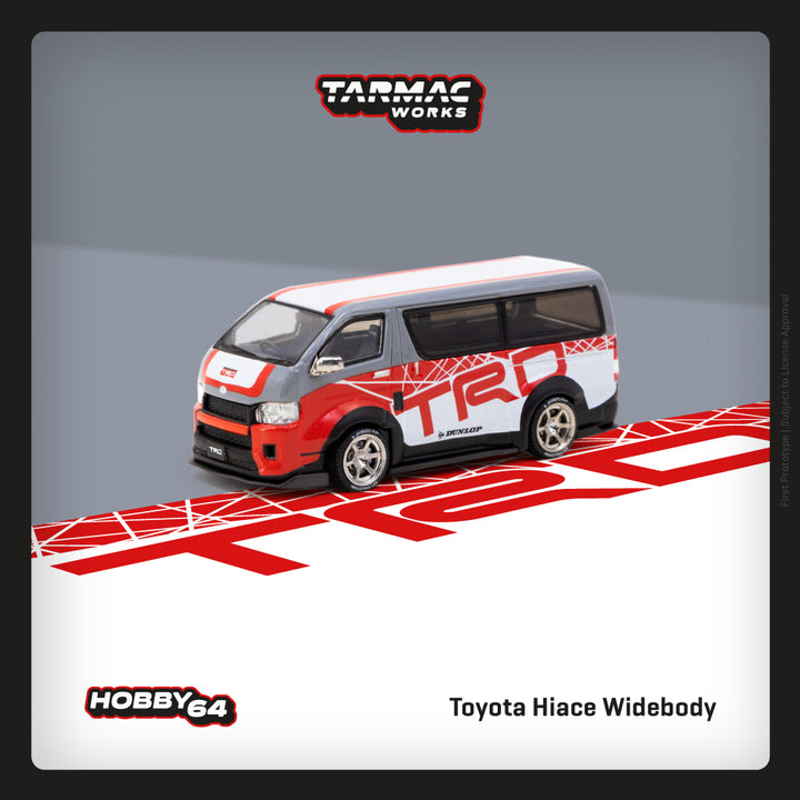 [Preorder] Tarmac Works 1:64 Toyota Hiace Widebody TRD T64-038-TRD