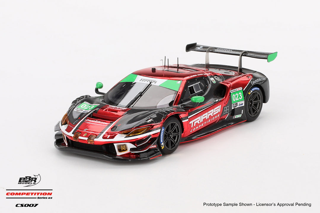 [Preorder] BBR 1:43 Ferrari 296 GT3 #023 Triarsi Competizione 2023 IMSA Daytona 24 Hrs. CS007