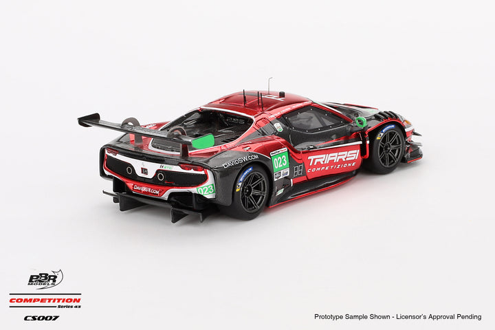 [Preorder] BBR 1:43 Ferrari 296 GT3 #023 Triarsi Competizione 2023 IMSA Daytona 24 Hrs. CS007