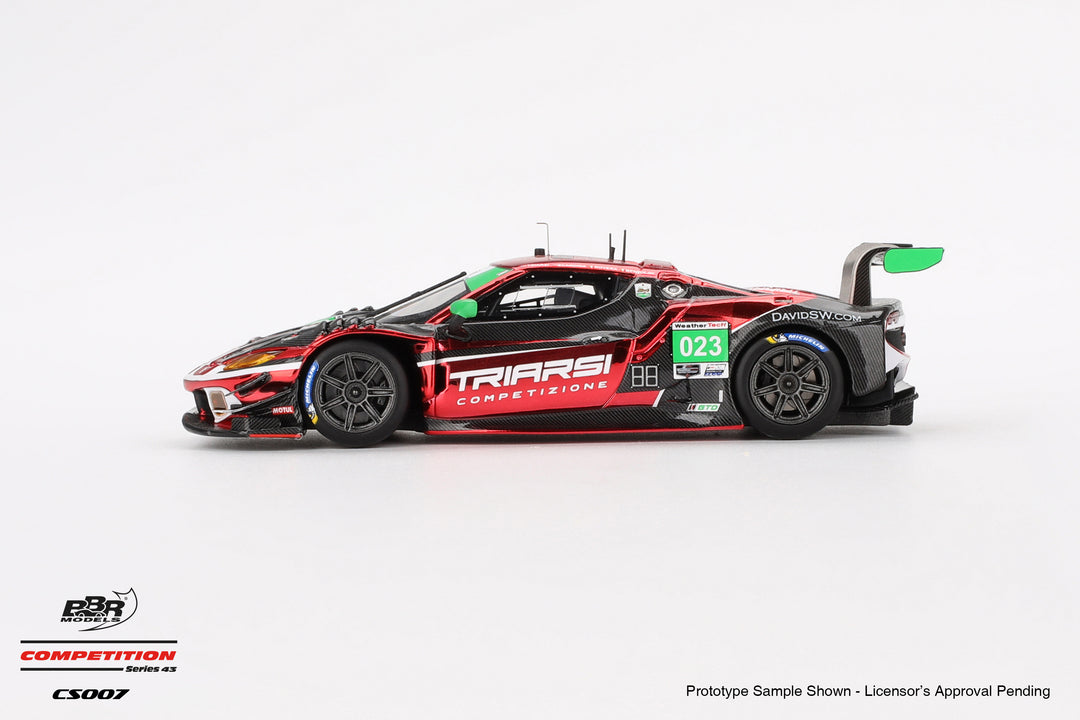 BBR 1:43 Ferrari 296 GT3 #023 Triarsi Competizione 2023 IMSA Daytona 24 Hrs. CS007