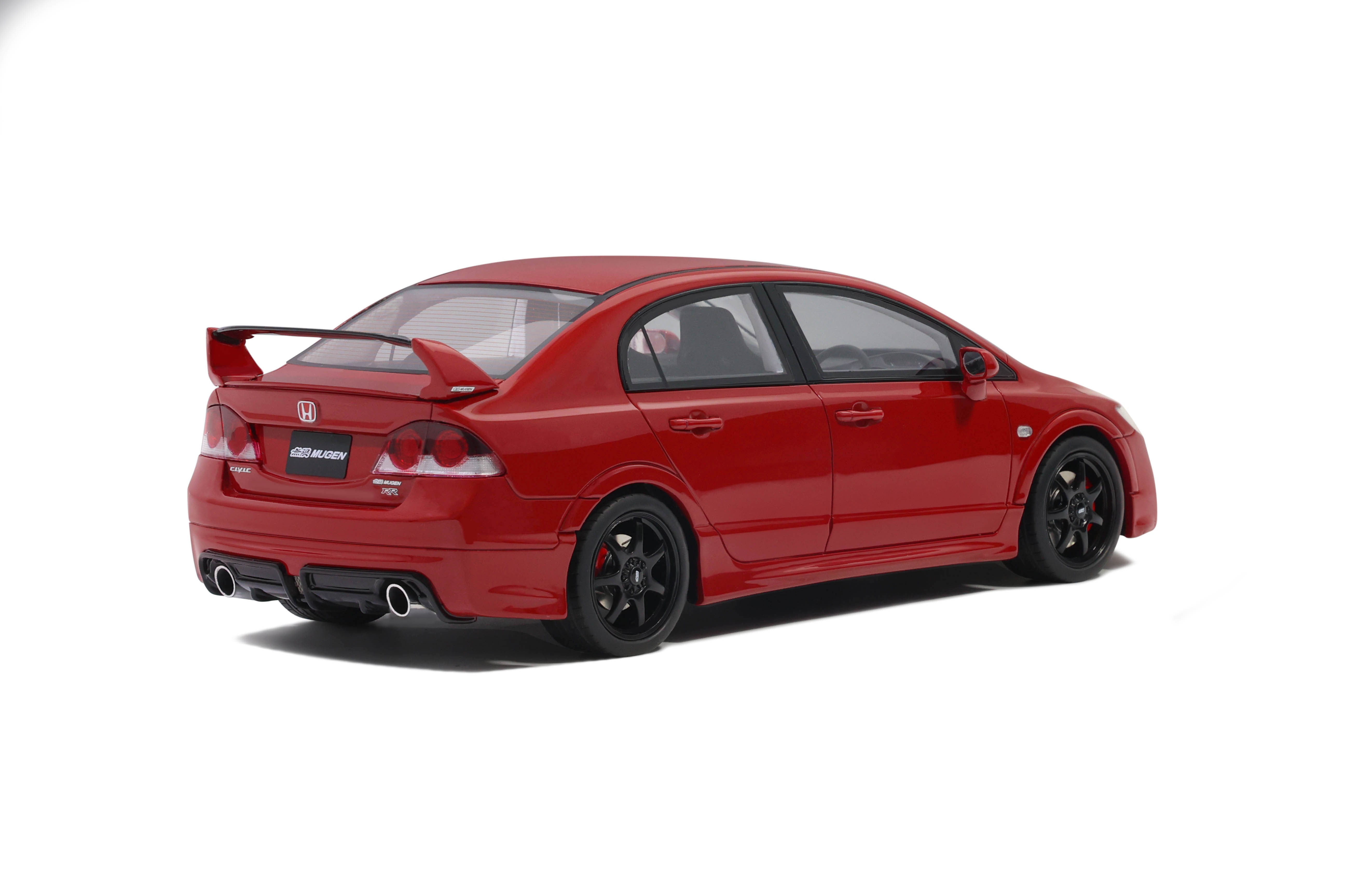 OttO 1:18 HONDA CIVIC MUGEN RR (FD2) RED 2008 OT1019 – Horizon Diecast