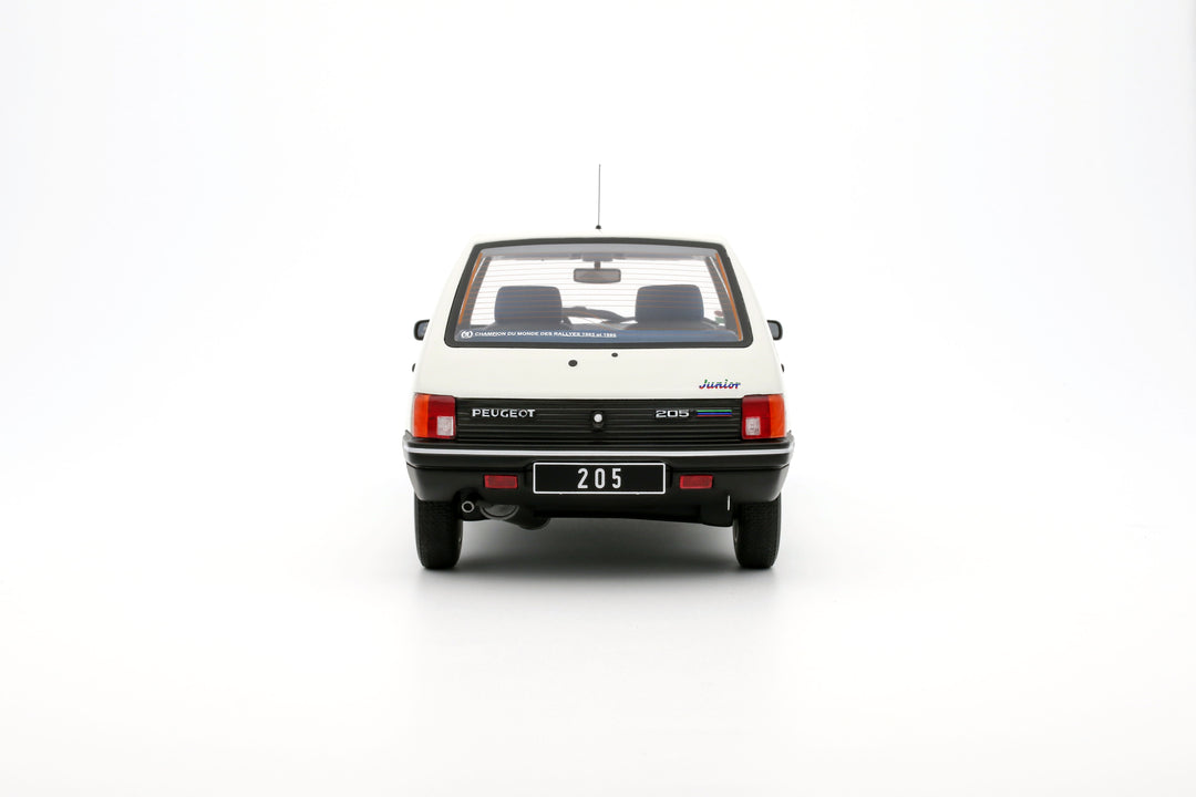 [Preorder] OttO 1:18 PEUGEOT 205 JUNIOR WHITE 1988 OT463