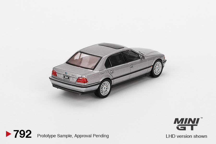 [Preorder] Mini GT 1:64 BMW 750IL Aspen Silver Metallic MGT00792