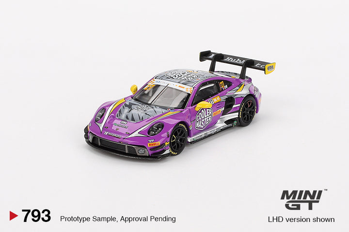 [Preorder] Mini GT 1:64 Porsche 911 GT3 R #27 HubAuto Racing  2023 FIA GT World Cup 70th Macau Grand Prix MGT00793