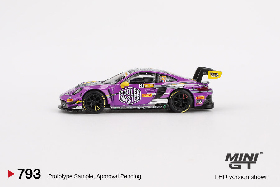 [Preorder] Mini GT 1:64 Porsche 911 GT3 R #27 HubAuto Racing  2023 FIA GT World Cup 70th Macau Grand Prix MGT00793