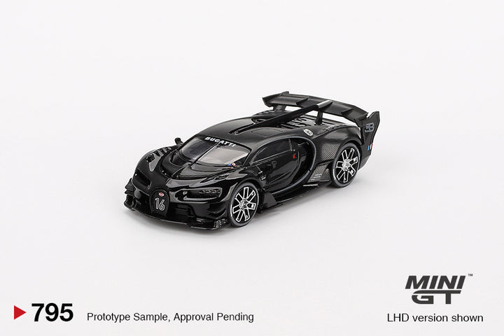 [Preorder] Mini GT 1:64 Bugatti Vision Gran Turismo Black MGT00795