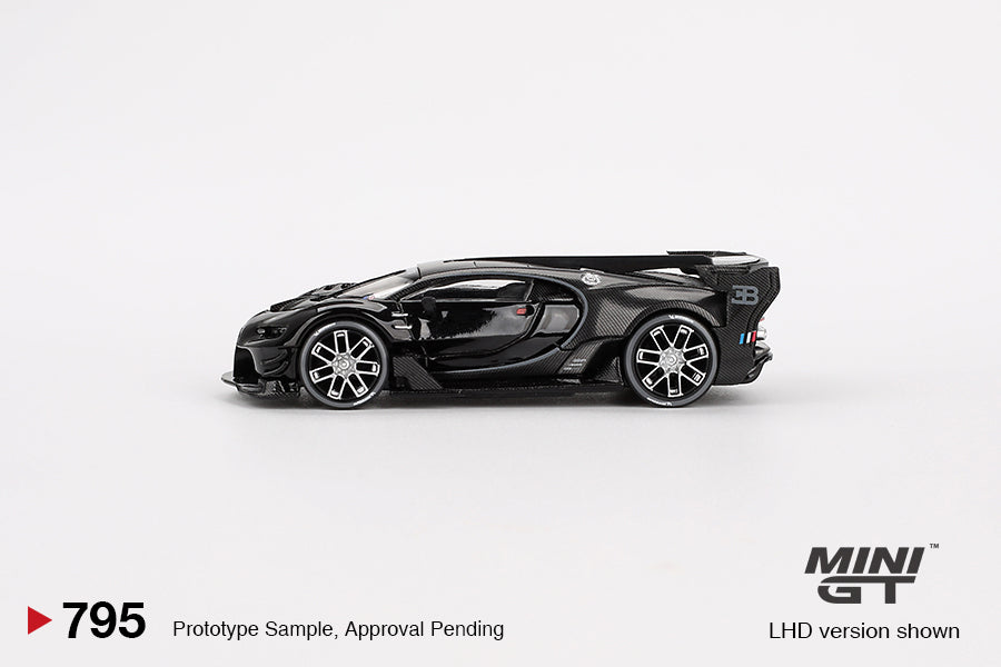 [Preorder] Mini GT 1:64 Bugatti Vision Gran Turismo Black MGT00795