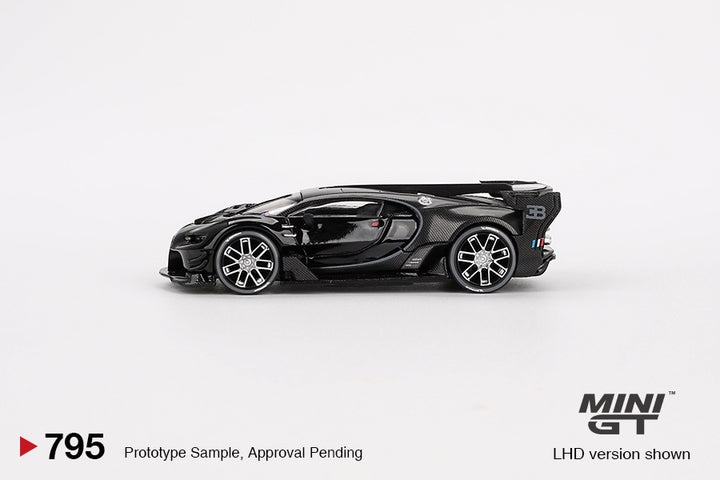 [Preorder] Mini GT 1:64 Bugatti Vision Gran Turismo Black MGT00795