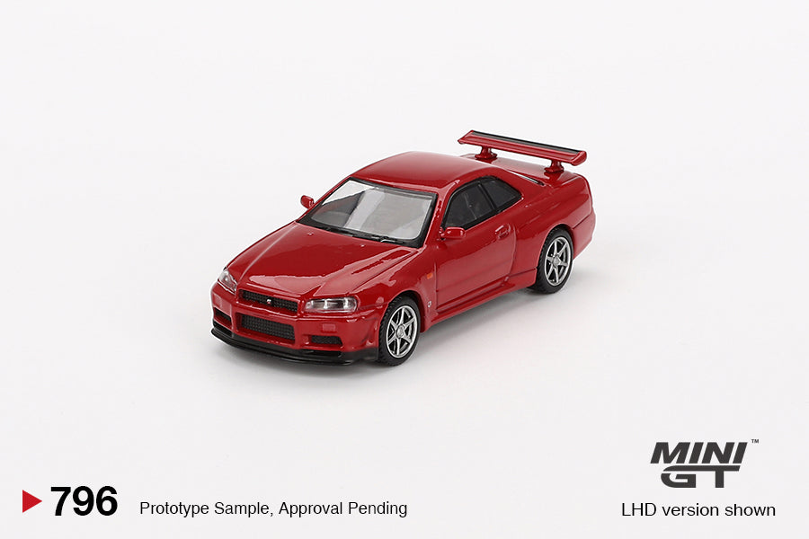 Mini GT 1:64 Nissan Skyline GT-R (R34) V-Spec Active Red MGT00796