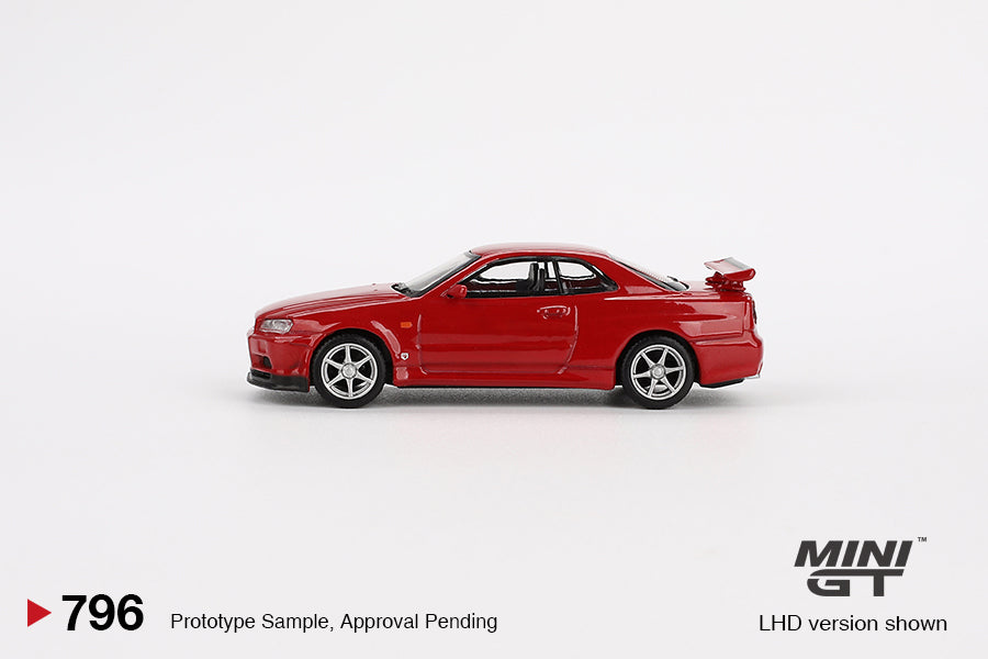 [Preorder] Mini GT 1:64 Nissan Skyline GT-R (R34) V-Spec Active Red MGT00796