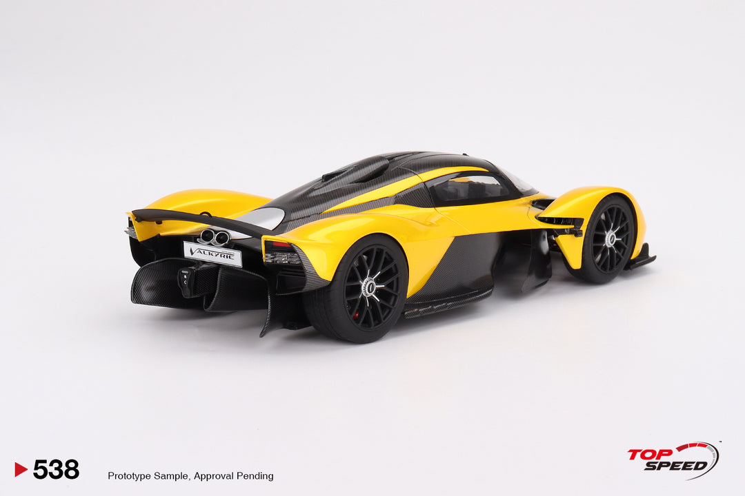 [Preorder] Topspeed 1:18 Aston Martin Valkyrie  Sunburst  Yellow TS0538