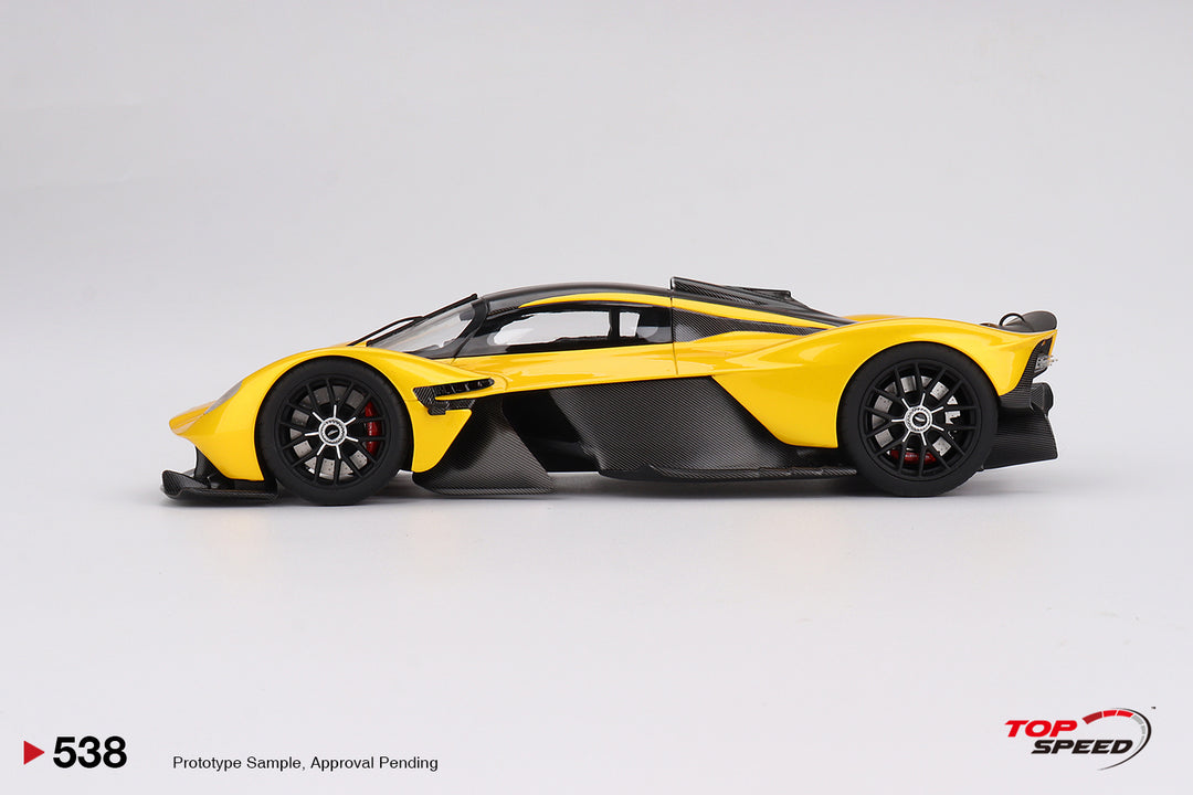 Topspeed 1:18 Aston Martin Valkyrie  Sunburst  Yellow TS0538