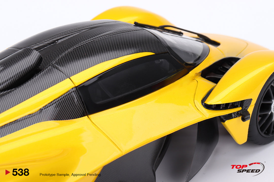 Topspeed 1:18 Aston Martin Valkyrie  Sunburst  Yellow TS0538