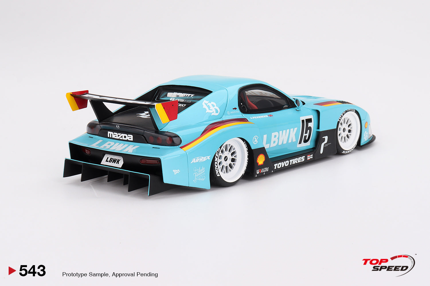 Topspeed 1:18 MAZDA RX-7 LB-Super Silhouette Liberty Walk Europe