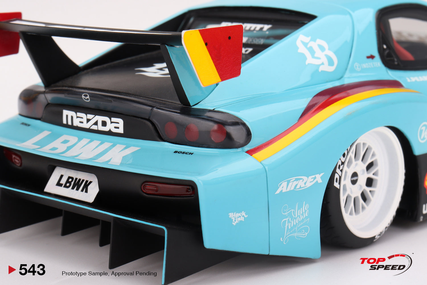 京商 Howsakt 1/43 MAZDA RX-7 Type R Mark43 Developing Mazda RX-7 (fd3s) Type R • DiecastSociety.com