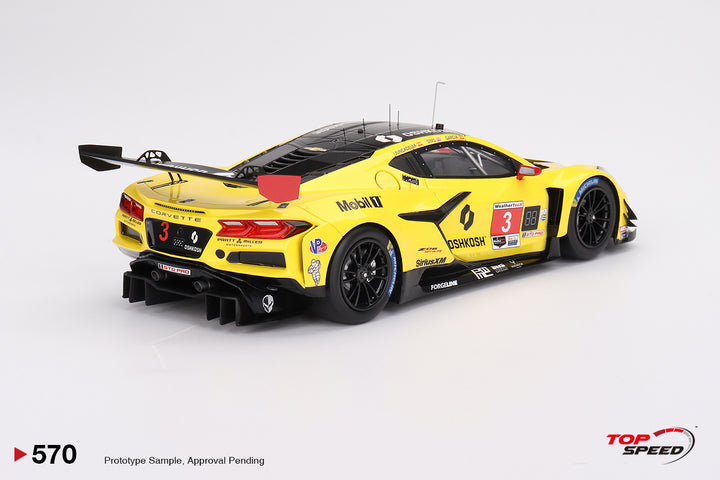 [Preorder] Topspeed 1:18 Chevrolet Corvette Z06 GT3.R #3 Corvette Racing by Pratt Miller Motorsports  2024 IMSA Daytona 24 Hrs. TS0570