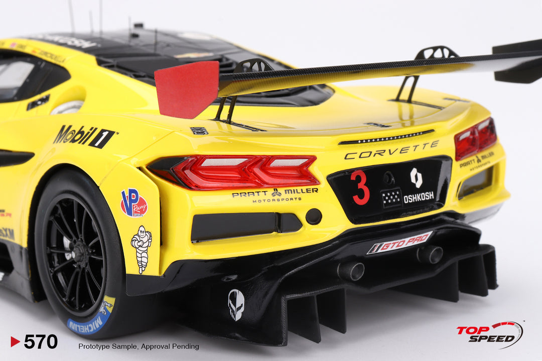 [Preorder] Topspeed 1:18 Chevrolet Corvette Z06 GT3.R #3 Corvette Racing by Pratt Miller Motorsports  2024 IMSA Daytona 24 Hrs. TS0570