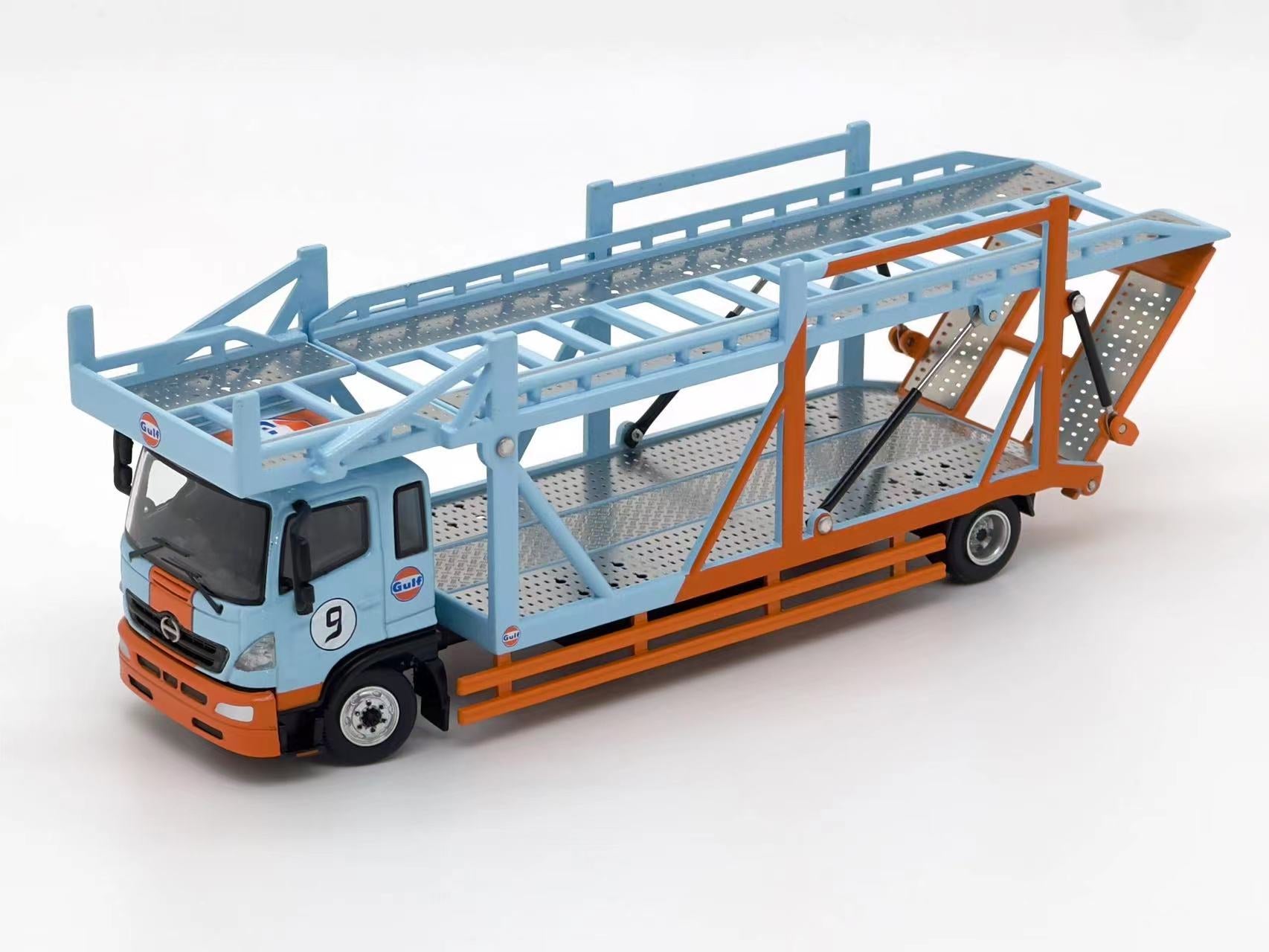 Unique Model 1:64 HINO Ranger 500 double-decker bridge Transport