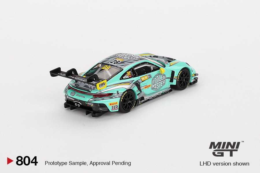 [Preorder] MINIGT 1:64 Porsche 911 GT3 R #28 HubAuto Racing 2023 MGT00804