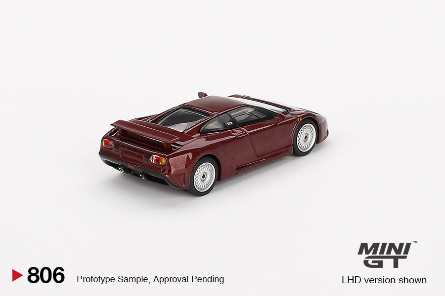 [Preorder] Mini GT 1:64 Bugatti EB110 GT Dark Red Metallic MGT00806