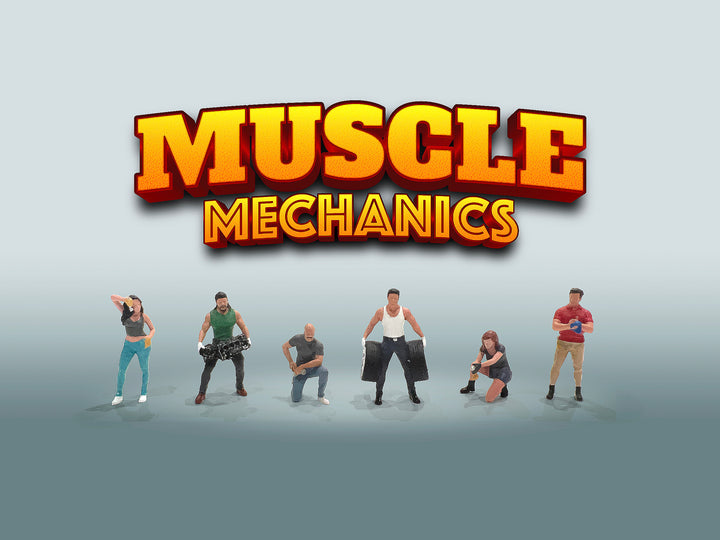 [Preorder] American Diorama 1:64 Figures Muscle Mechanics Set