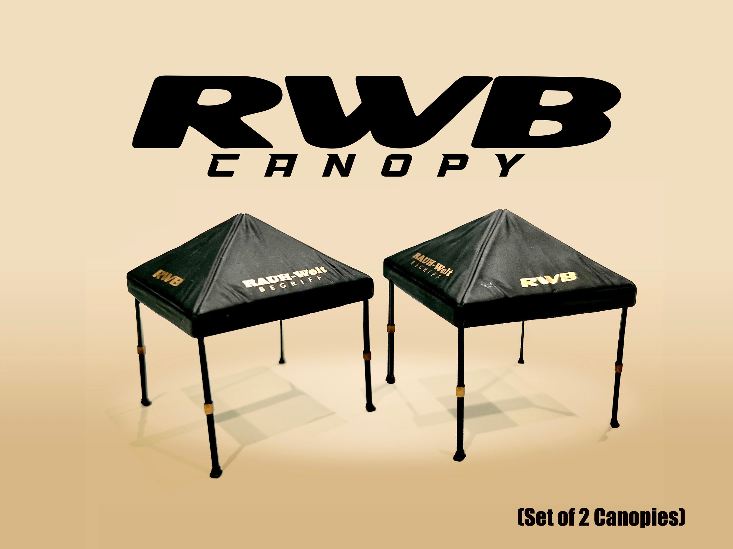 American Diorama 1:64 RWB Canopy Set (Set of 2) AD-2418 – Horizon