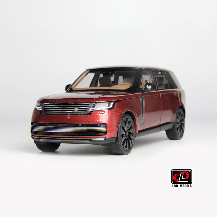 [Preorder] LCD 1:18 Land Rover Range Rover SV 2022  - Red with Black Roof