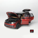 [Preorder] LCD 1:18 Land Rover Range Rover SV 2022  - Red with Black Roof