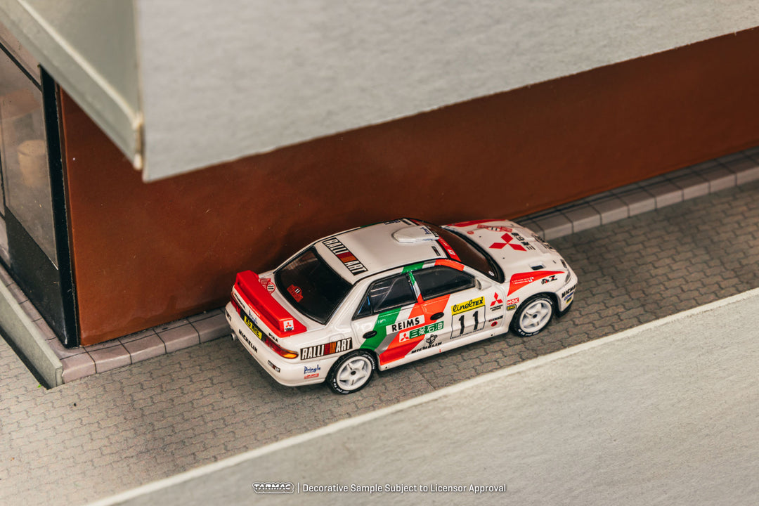 [Preorder] Tarmac Works 1:64 Mitsubishi Lancer Evolution II Rallye Monte-Carlo 1995 - White