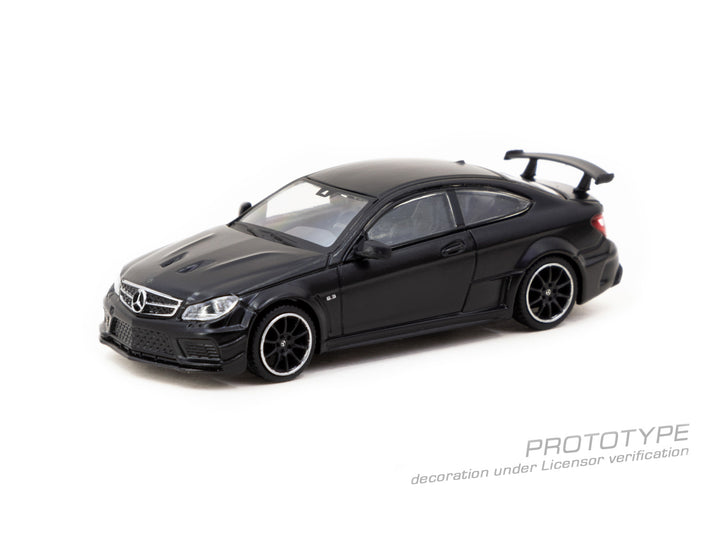 [Preorder] Tarmac Works 1:64 Mercedes-Benz C 63 AMG Coupé Black Series Matte Black