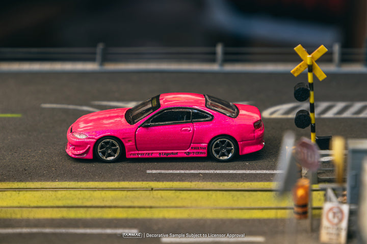 [Preorder] Tarmac Works 1:64 VERTEX Nissan Silvia S15 - Pink Metallic