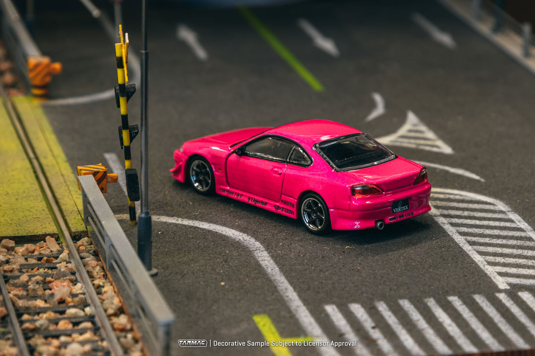 [Preorder] Tarmac Works 1:64 VERTEX Nissan Silvia S15 - Pink Metallic