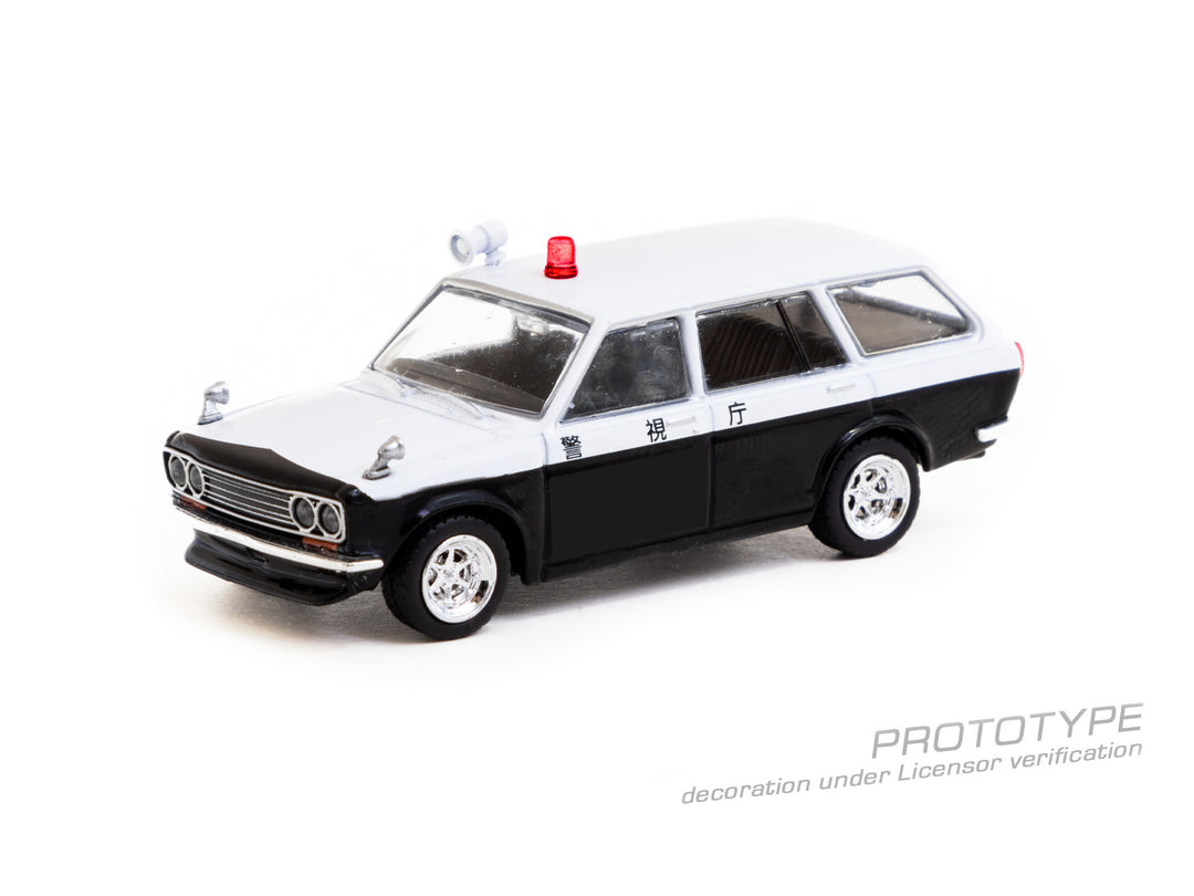 [Preorder] Tarmac Works 1:64 Datsun Bluebird 510 Wagon Japan Police Car