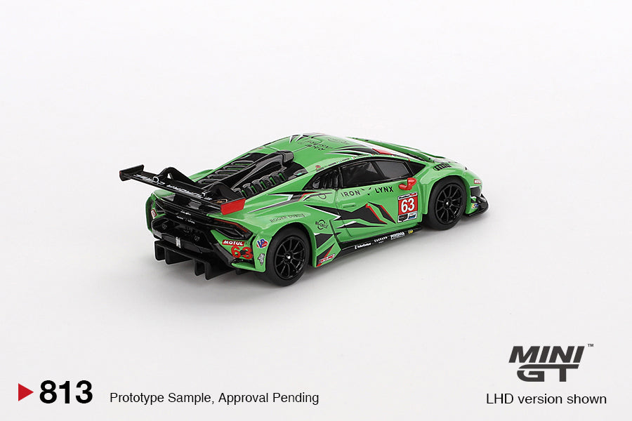 MiniGT 1:64 - Lamborghini Huracán GT3 EVO2 #83 IMSA 2023 - Modèle Alliage Neuf