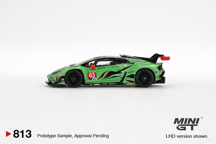 [Preorder] MINIGT 1:64 Lamborghini Huracán GT3 EVO2 #63 Iron Lynx IMSA 2023  Daytona 24 Hrs.