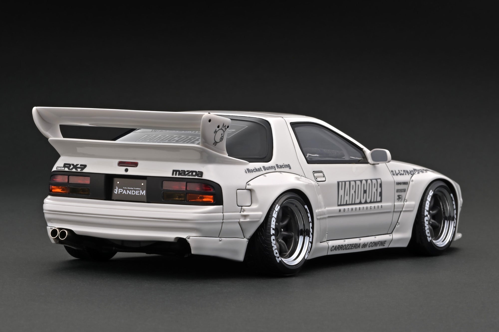 Ignition Model 1:18 PANDEM Mazda RX-7 (FC3S) - White – Horizon Diecast