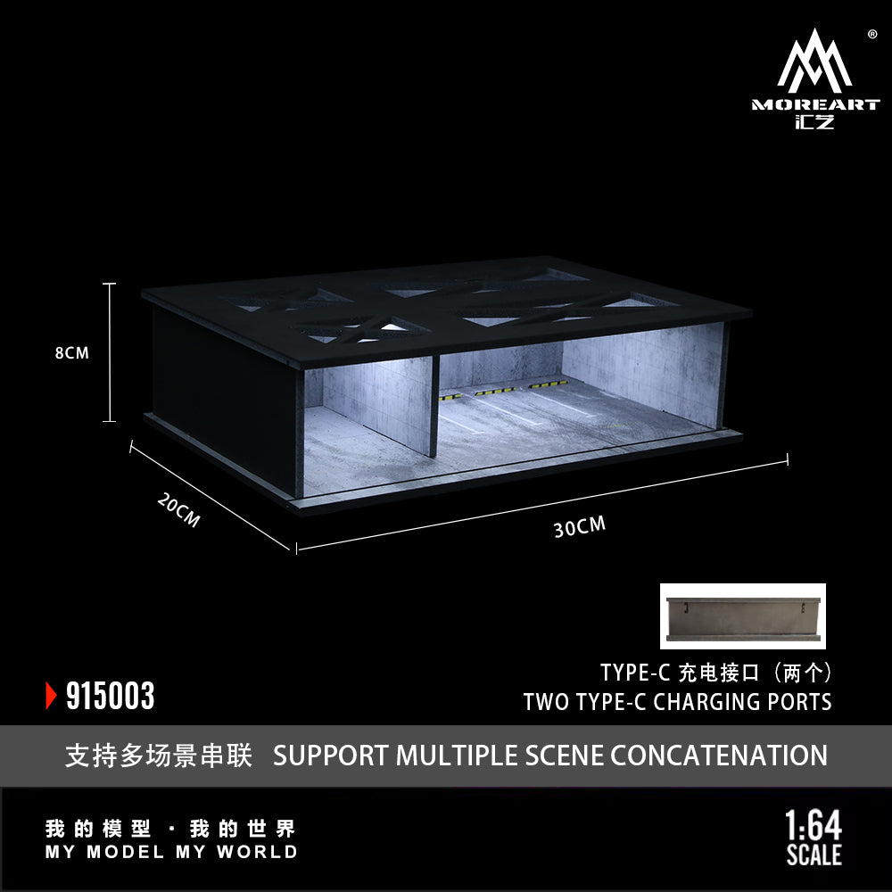 [Preorder] MoreArt 1:64 UNDERGROUND PARKING GARAGE SCENE 03 MO915003