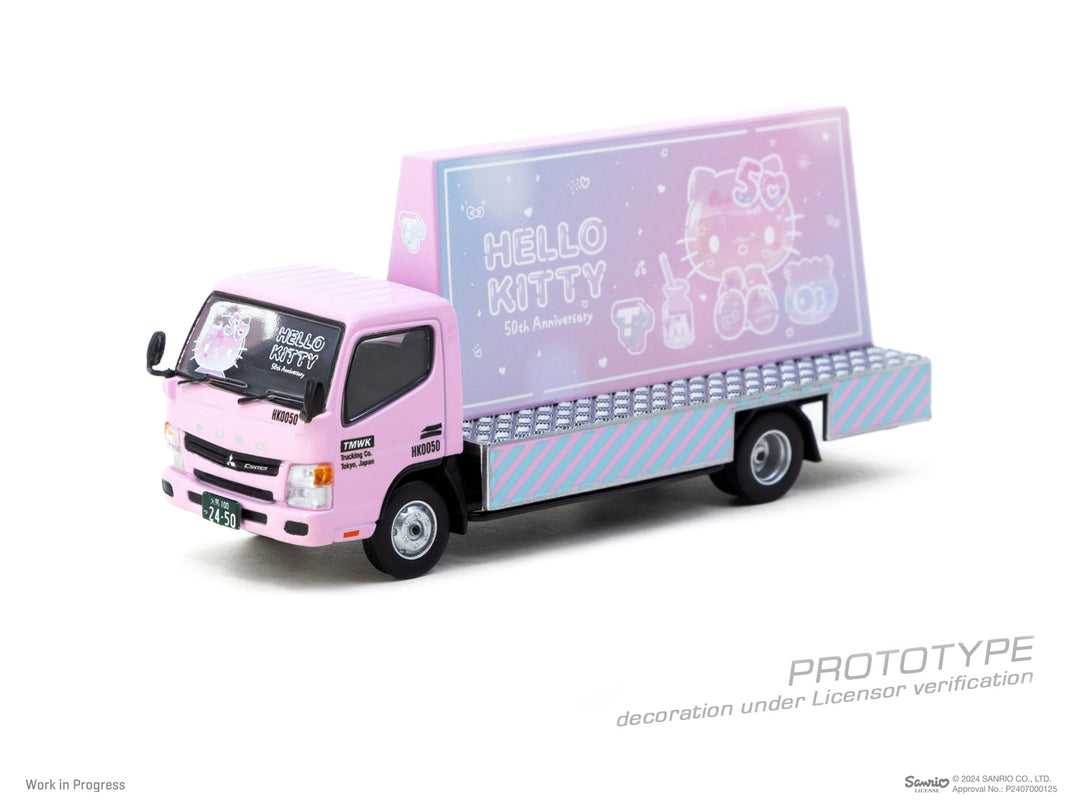 [Preorder] Tarmac Works 1:64 Mitsubishi Fuso Canter Hello Kitty Billboard