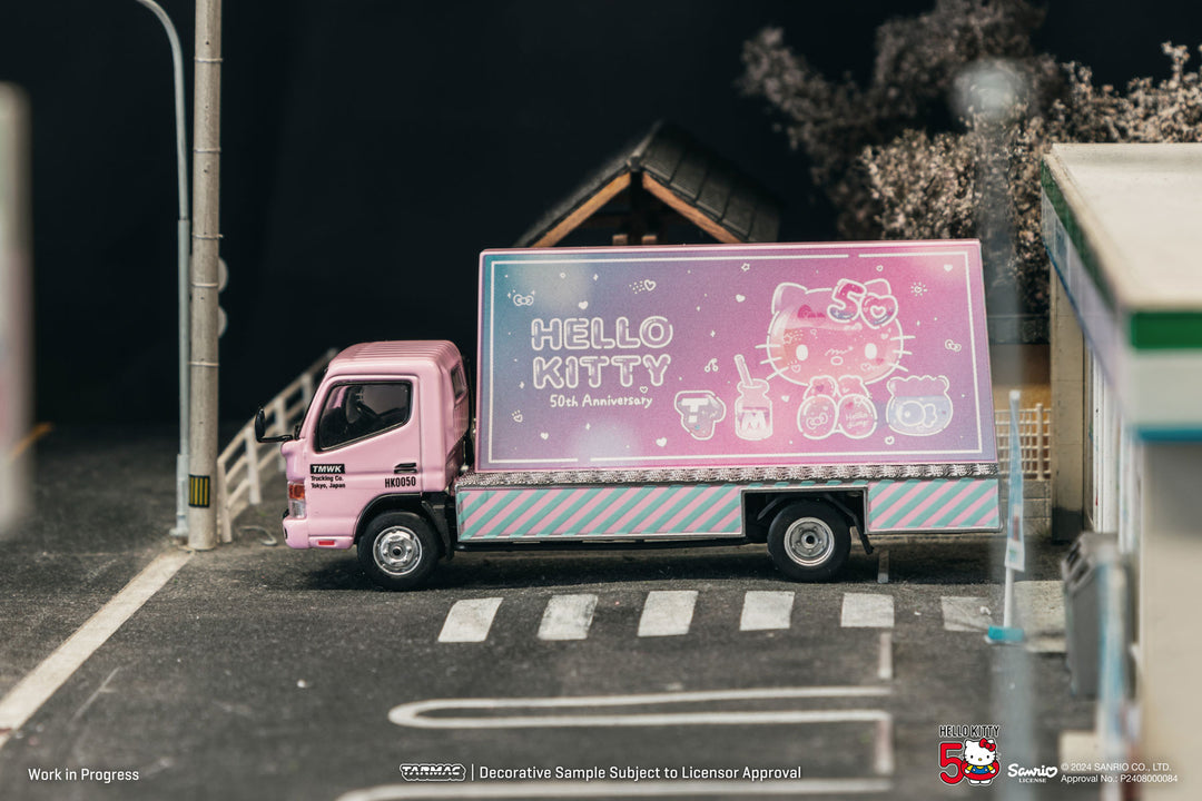 [Preorder] Tarmac Works 1:64 Mitsubishi Fuso Canter Hello Kitty Billboard